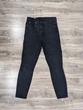 Gap Women's Black Jeans True Skinny High Rise size 29 Regular